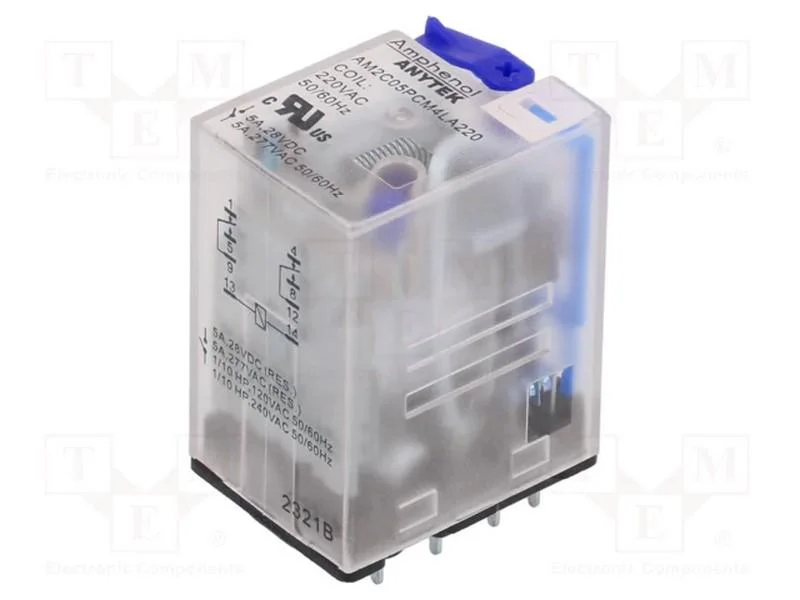 Relé: Electromagnéticos Industriais, Dpdt, 220vac.