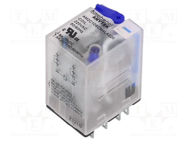 Relé: Electromagnéticos Industriais, Dpdt, 220vac.