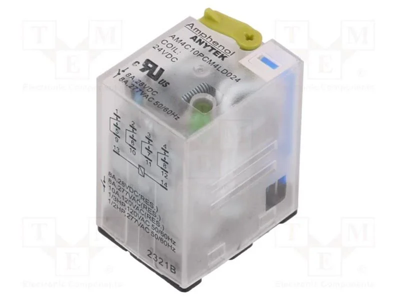 Relé: Electromagnéticos Industriais, 4pdt, 24vdc,.