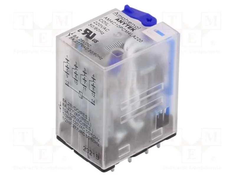 Relé: Electromagnéticos Industriais, 4pdt, 220vac.