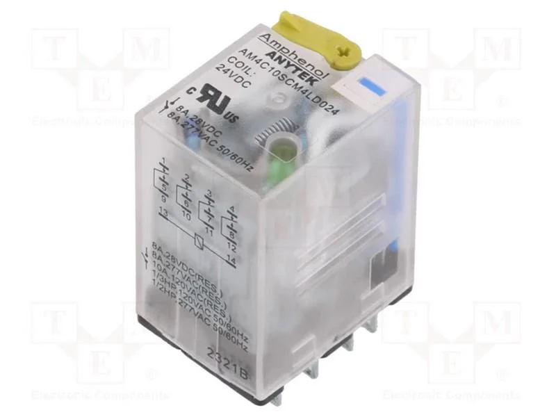Relé: Electromagnéticos Industriais, 4pdt, 24vdc,.