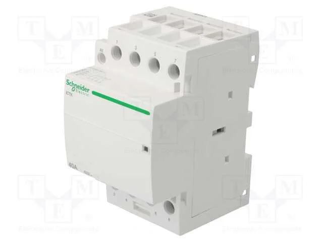 Contator: 4-De Polo de Instalação, 40a, 230÷240vac, No X4, Ip20