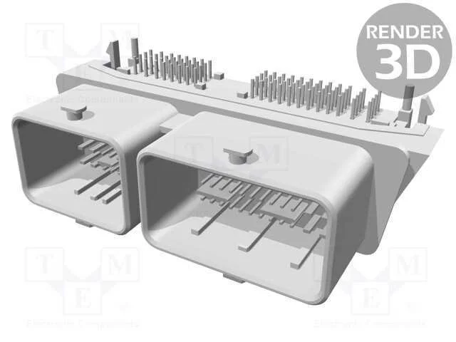 Conector: Automotive, Cmc, Macho, Tomada, para Painel,Para Pcb
