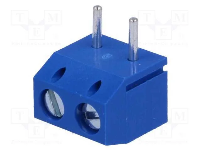 Pcb Bloco Terminal, Simples, 5mm, Faixas: 2, para Pcb, 2,5mm2, 15a