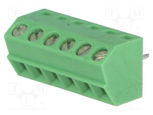 Pcb Bloco Terminal, Angulares 55, 3,5mm, Faixas: 6, para Pcb
