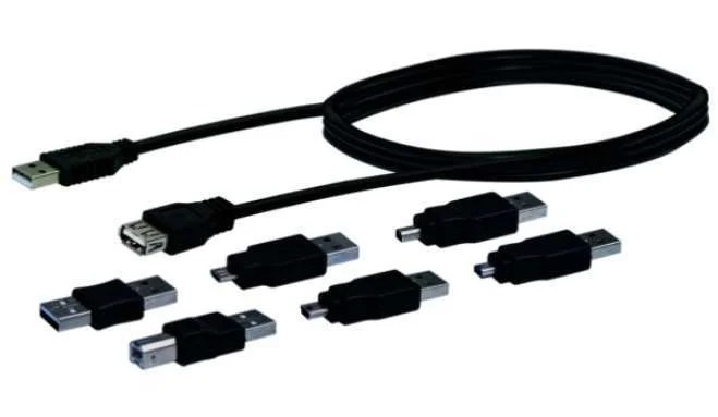 SCHWAIGER CAUSET531 CABO USB USB 2.0 USB A PRETO