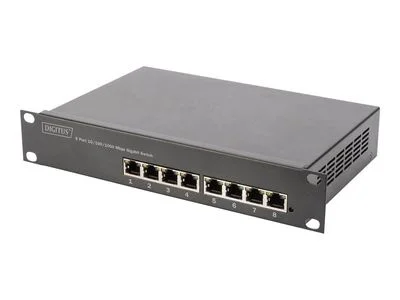 Digitus Switch 8-Port  Gigabit 80w  Poe Managed   Schwarz