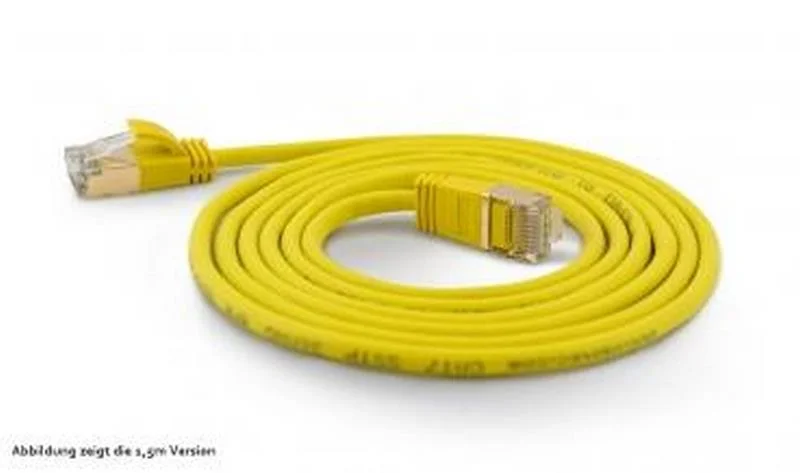 Wantec Patchkabel Sstp Cat7 Ste. Cat6a D=4mm 1,00.