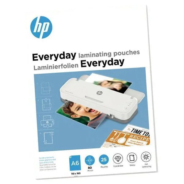 Hp Laminierfolien Everyday A6  80 Micron  25x