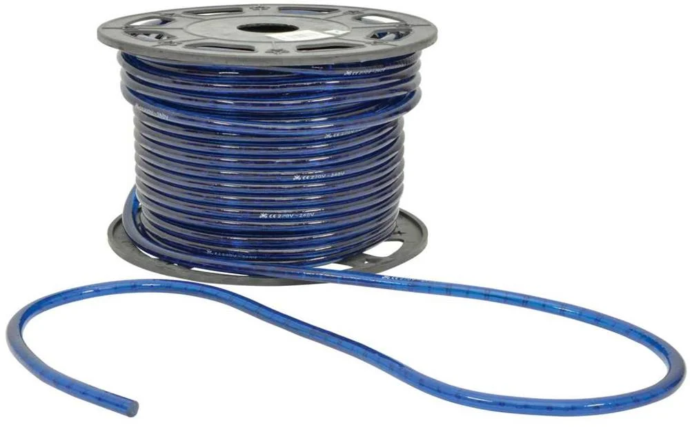 Corda Luminosa, 230v, Bobina de 45m, Azul - Pre&ccedil;o Por M