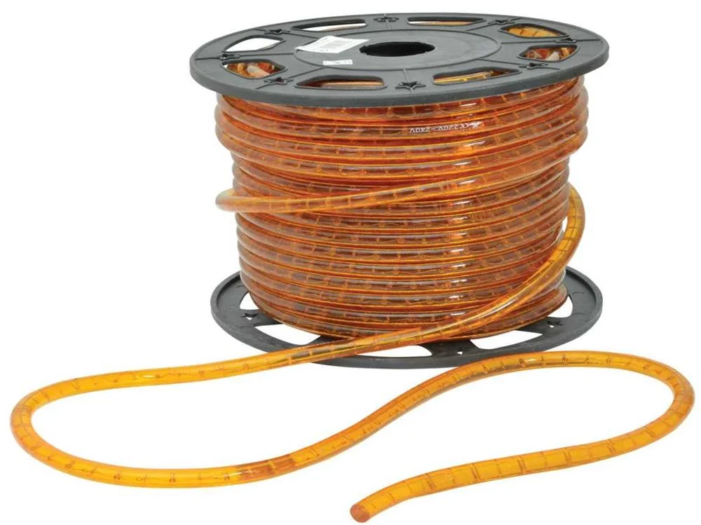 Corda Luminosa, 230v, Bobina de 45m, Laranja - Pre&ccedil;o Por M