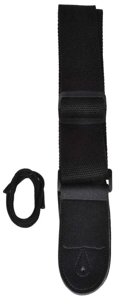 Guitar Strap Coarse Weave Black