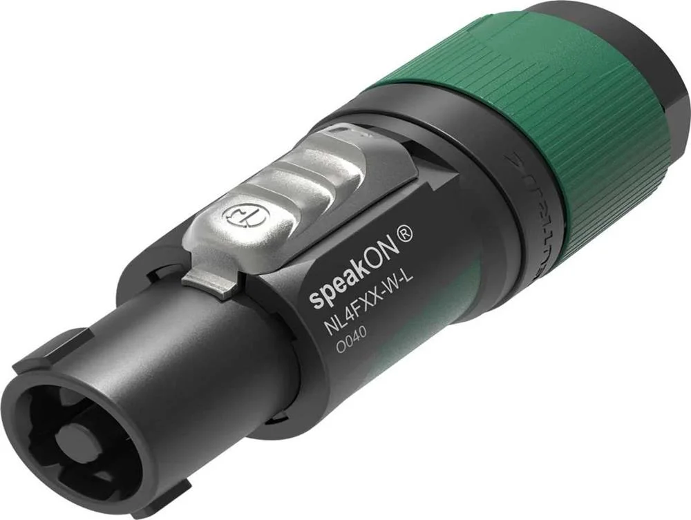 Nl4fxx-W-L Speakon 4 Pole Plug
