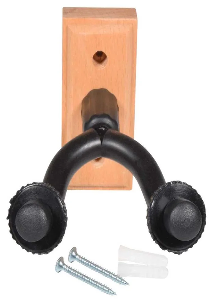 Guitar Wall Bracket With Wooden Base