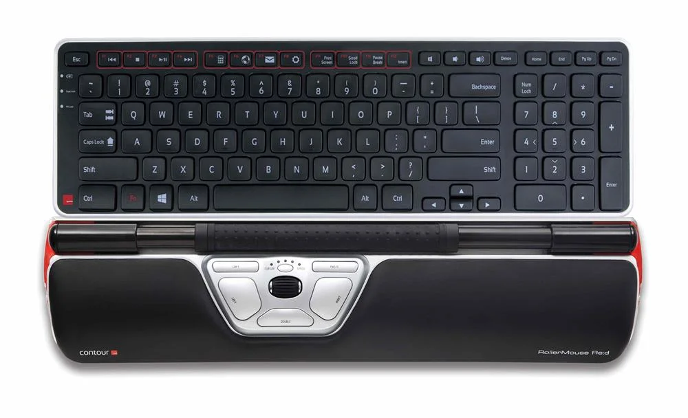Contour Balance Tastatur Wireless Mit Wirst Rest De-Layout Retalho