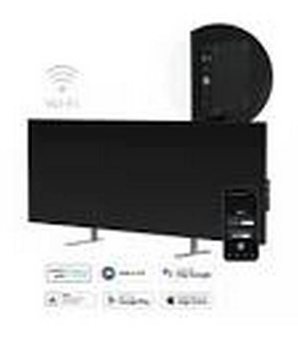 Aeno Infrared Radiator Premium Eco Smart LED Gh3s 700w Black Schwarz (Agh0004s)