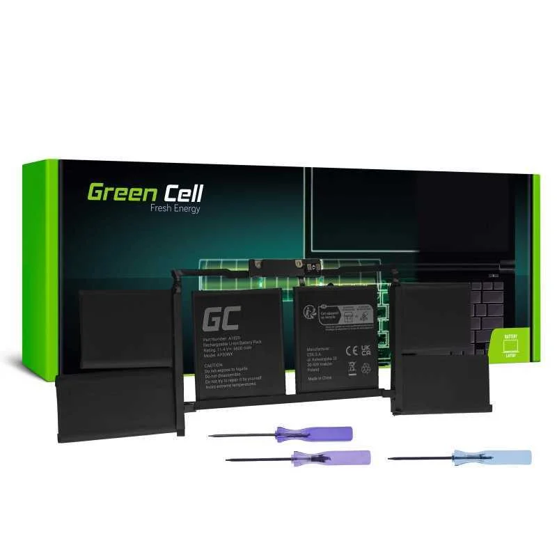 Bateria de célula verde A1820 para Apple Macbook .