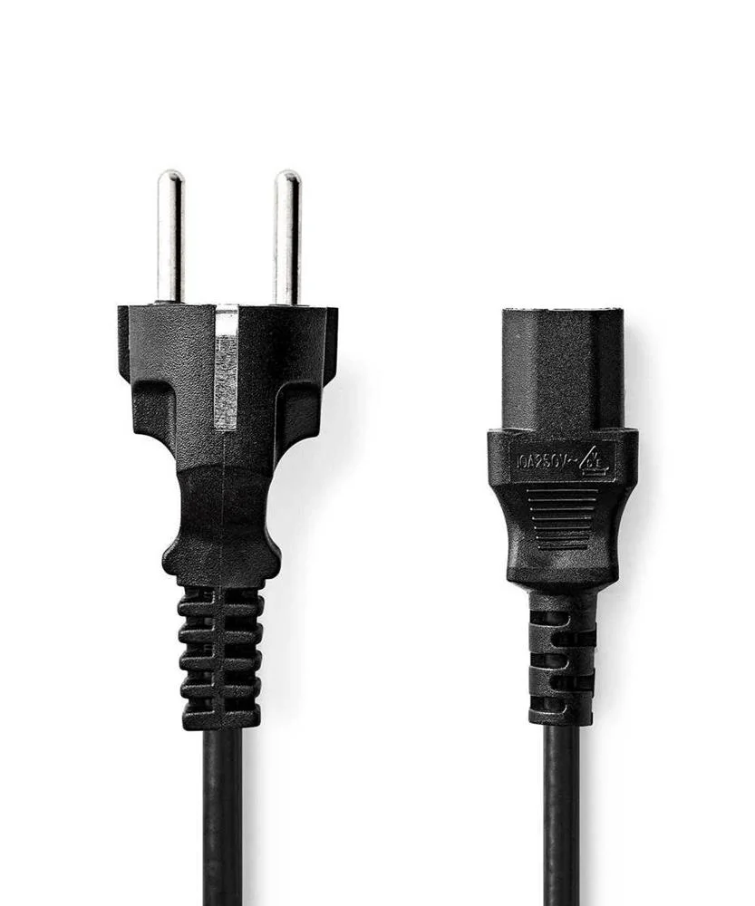 Cabo de Alimentação  Iec-320-C13  Reto  3 M  Preto