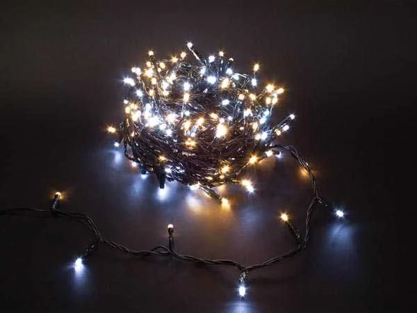 Duolight - 20 M - 300 White And Warm White Lamps - Green Wire - Modulator - 24 V