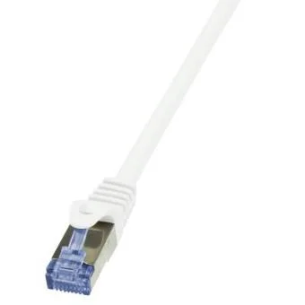 Logilink Patchkabel Cat6a  S/Ftp Awg26 Pimf  5,00m Weiß