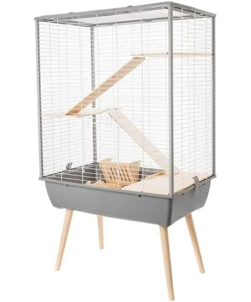 Zolux Cage Neo Cozy Grandes Roedores H80 Cor cinz.