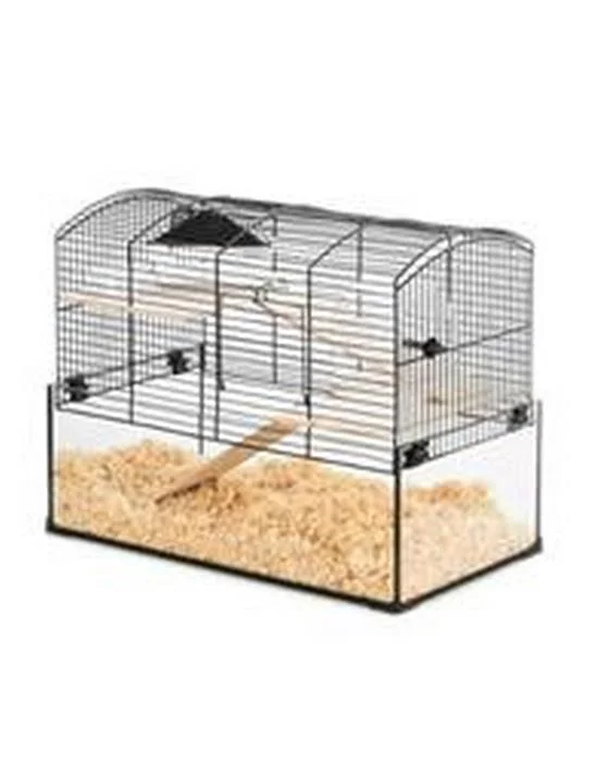 Zolux Cage Neo Panas Little With Glass Cuvette  Black