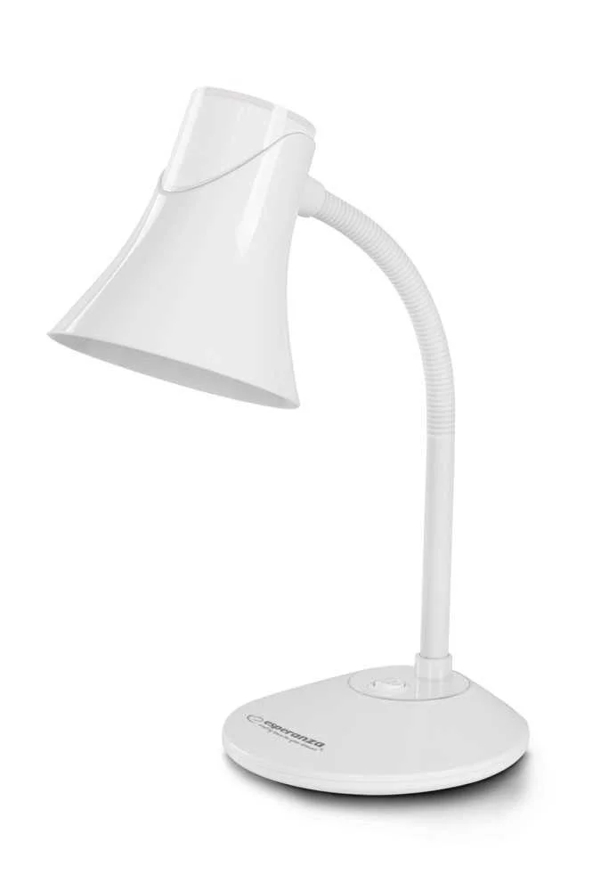 Candeeiro de Secretária Esperanza E27 Polaris Branco