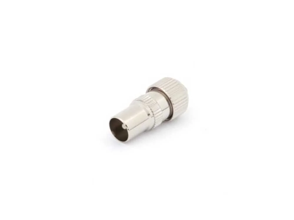 Ficha de Televisão Metálica 9,5 Mm/2,3 Mm - Macho