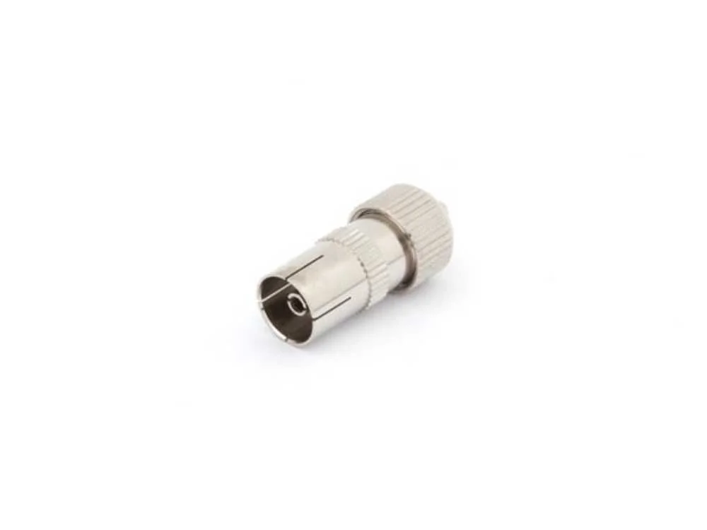 Ficha de Televisão Metálica 9,5 Mm/2,3 Mm - Fêmea