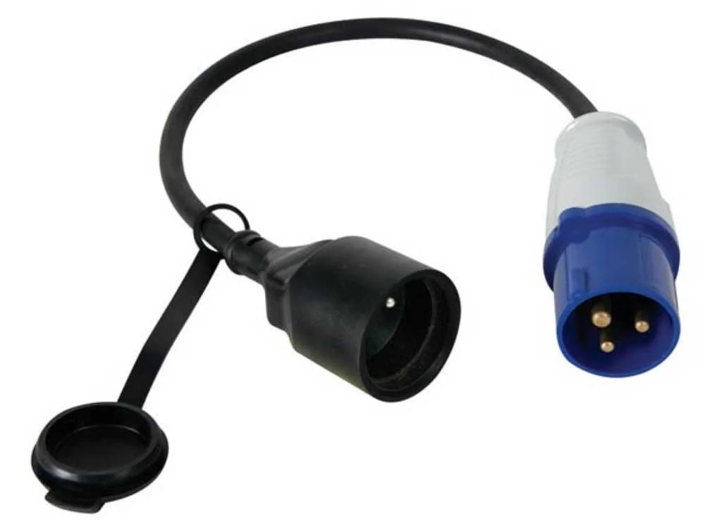 Cabo com Adaptador Tomada / Ficha Cee