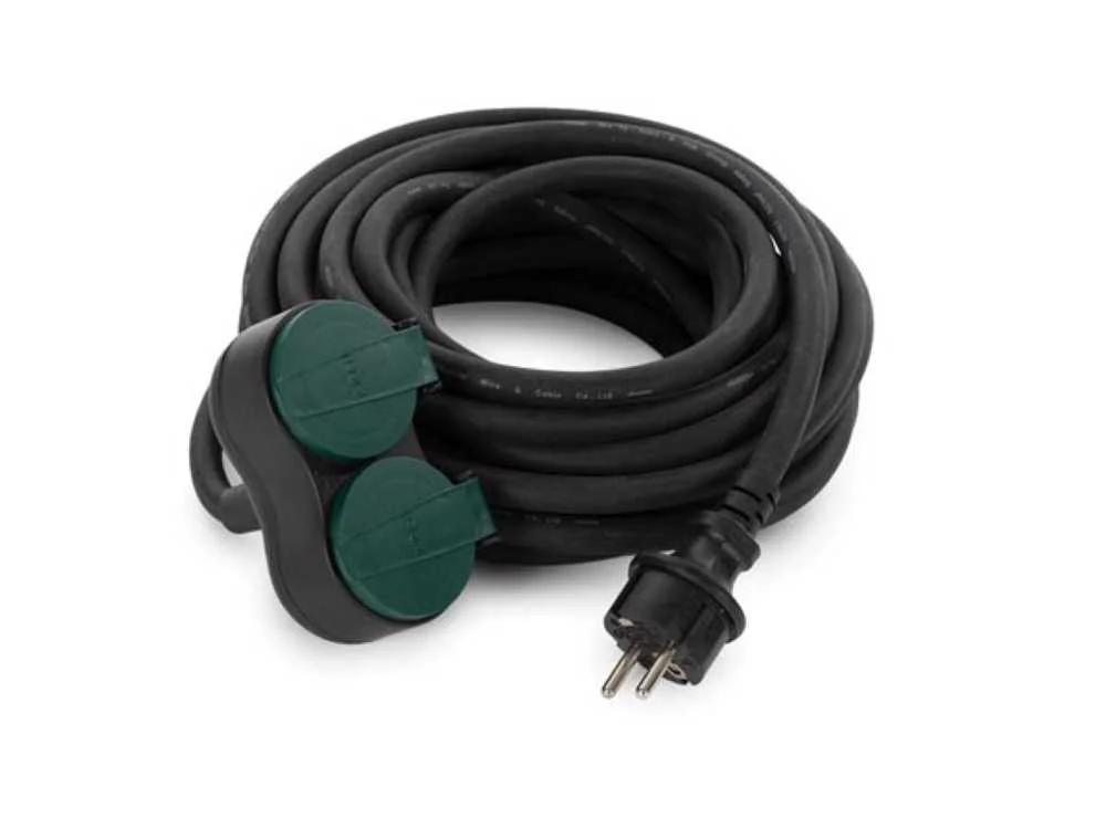 Cabo de Extensão para Exterior com 2 Tomadas - Pi.