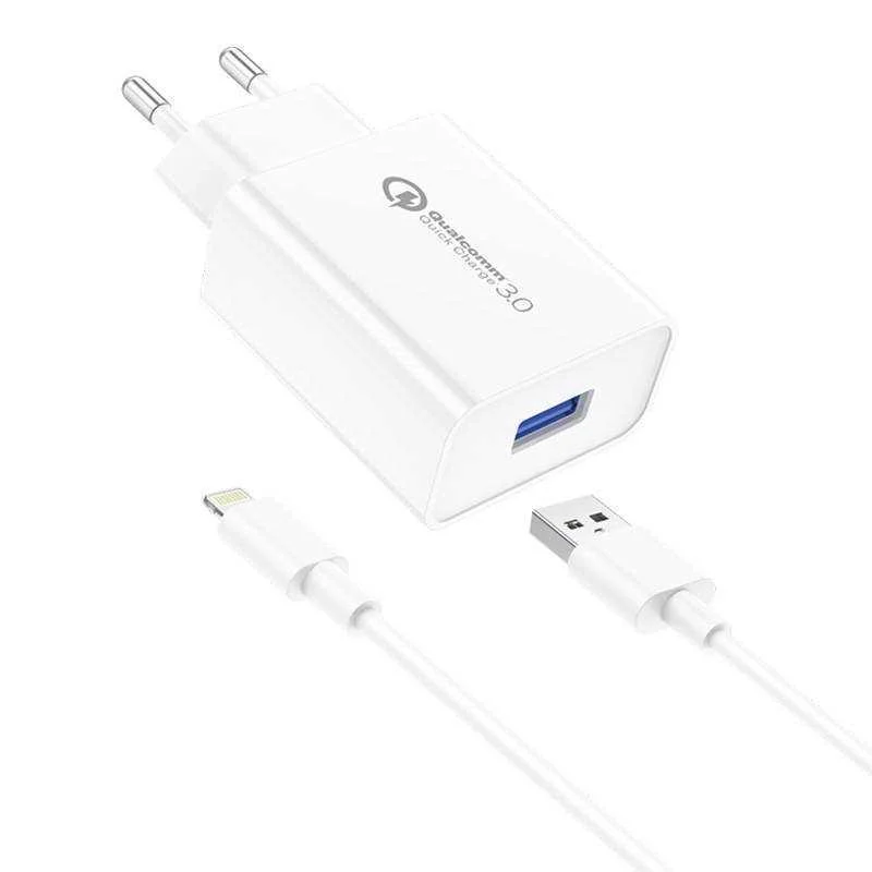 Foneng Eu13 Carregador de rede + Cabo Usb-Lightni.