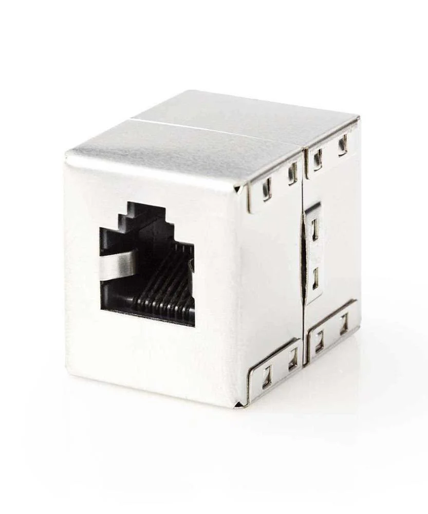 Acoplador de Red  Cat5  Blindado  Rj45 Hembra  Rj.