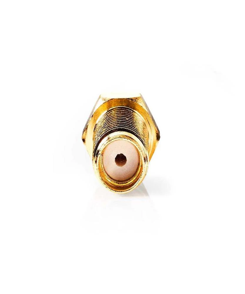 Conector Sma  Recto  Mujer  Chapado En Oro  50 Oh.