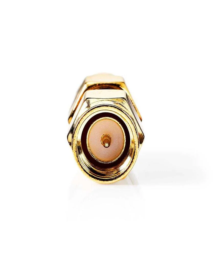 Adaptador Sma  Sma Masculino  Sma Masculino  Chapado En Oro  50 Ohm  Recto  Cobre  Oro  2 Ud