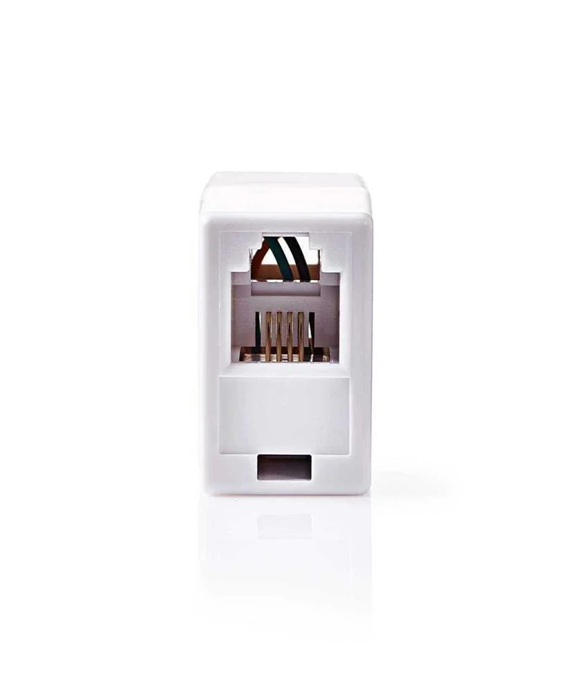Acoplador de Red  Rj11  Sin Blindaje  Rj11 Hembra.