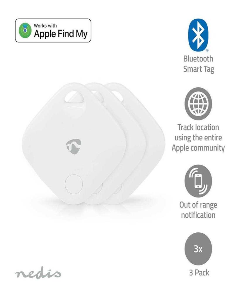 Buscador de Llaves  Compatible Con: Apple Find My App  Alimentado Por Baterias  3x Cr2032  Bater