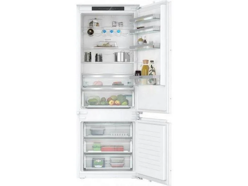 Frigorífico Combinado de Encastre Iq300 Kb96nvfe0 383l Branco - Siemens