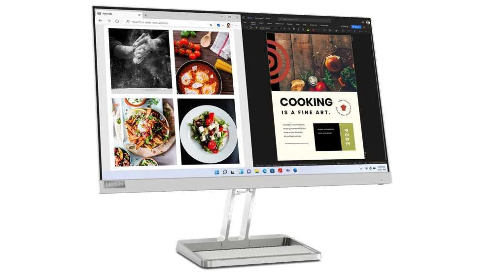 Monitor LED 23.8" L24i-40 Full Hd 100hz Freesync Cloud Grey - Lenovo