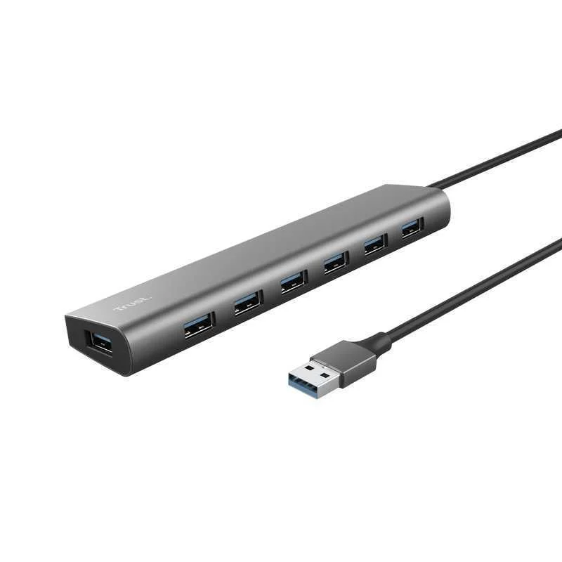 Hub Usb 3.2 Gen1 Trust Halyx/ 7xusb/ 1xusb-C