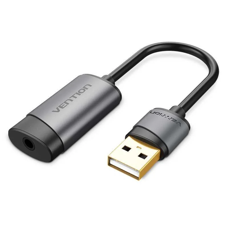 Vention Cdjhb Placa de Som 2.1 Canais Usb