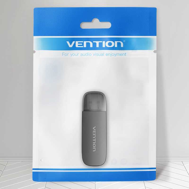 Vention Cleb0 Leitor de Cartões Usb Preto