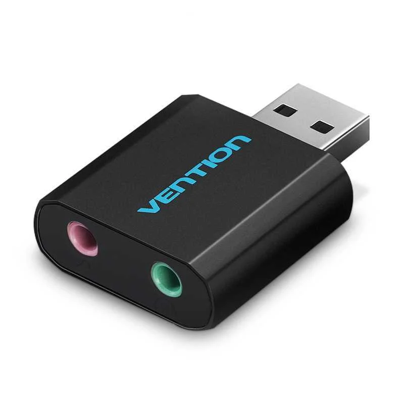 Vention Vab-S17-B Placa de Som 2.1 Canais Usb