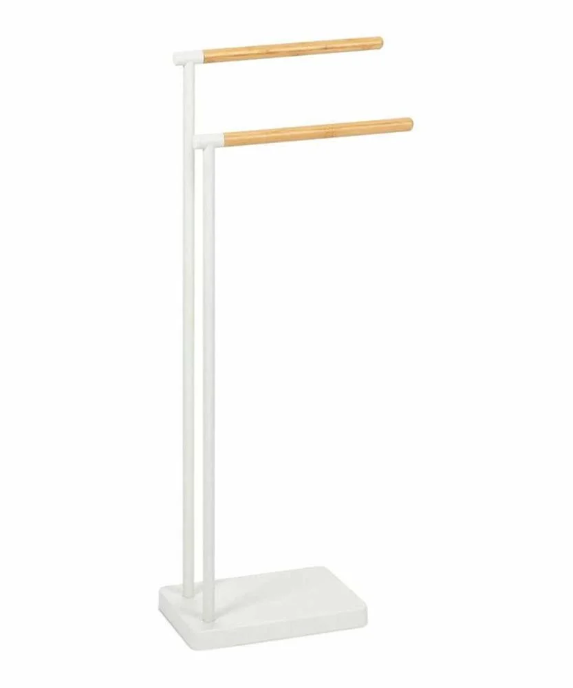Toalheiro de Pé Branco Metal 30x20x78cm Ba72128 A.