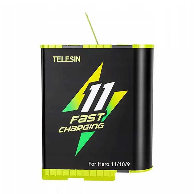 Bateria de carregamento rápido Telesin para Gopro.