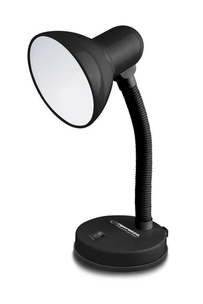 Candeeiro de secretária Esperanza E27 Vega Preto