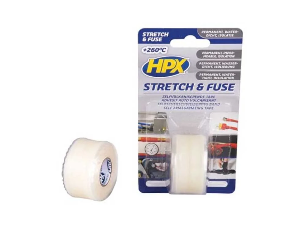 Stretch & Fuse Self Fusion Tape - Transparent 25mm X 3m