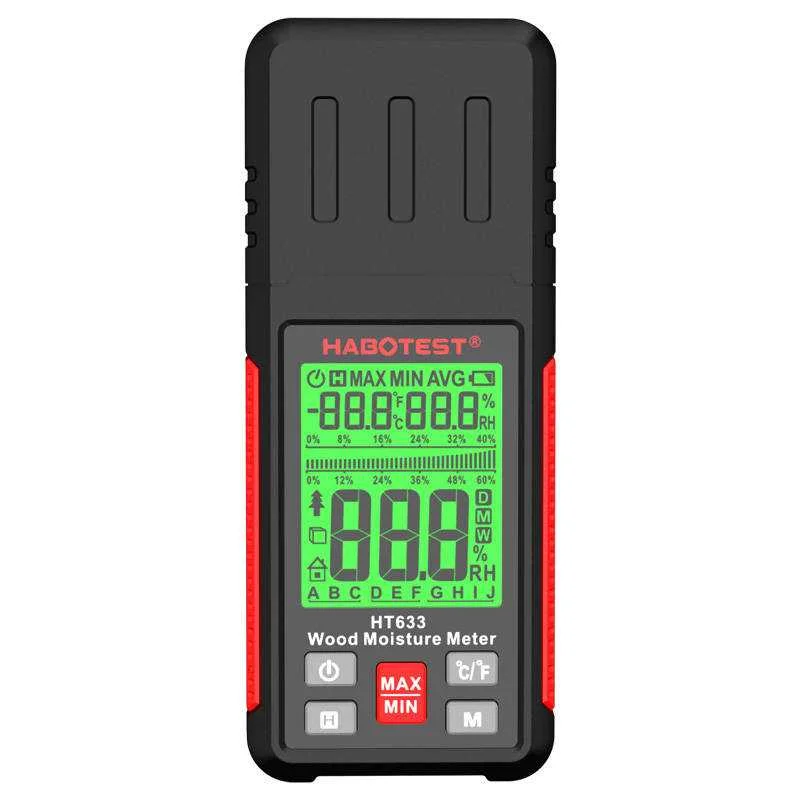 Medidor de humidade para madeira Habotest Ht633