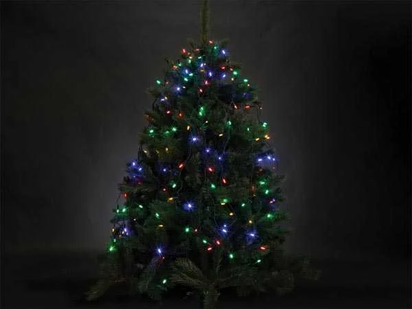Atria LED - para Árvore Até 18 M - 220 Lampadas Multicoloridas - Fio Verde - 24 V
