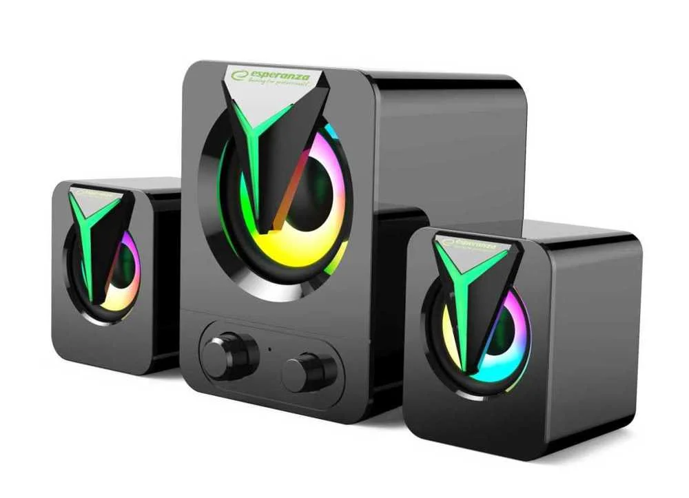 Esperanza Usb Speakers 21 LED Rainbow Soprano